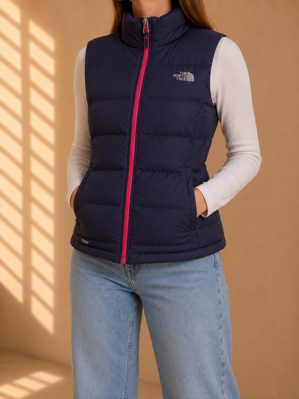 The North Face 700 Down Puffer Vest Purple Pink (Women’s M)